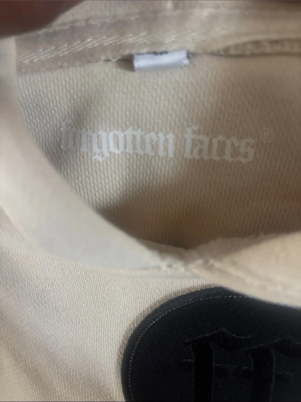 Women’s Cream Graphic Hoodie - 'Only The Forgotten Are Truly Dead'